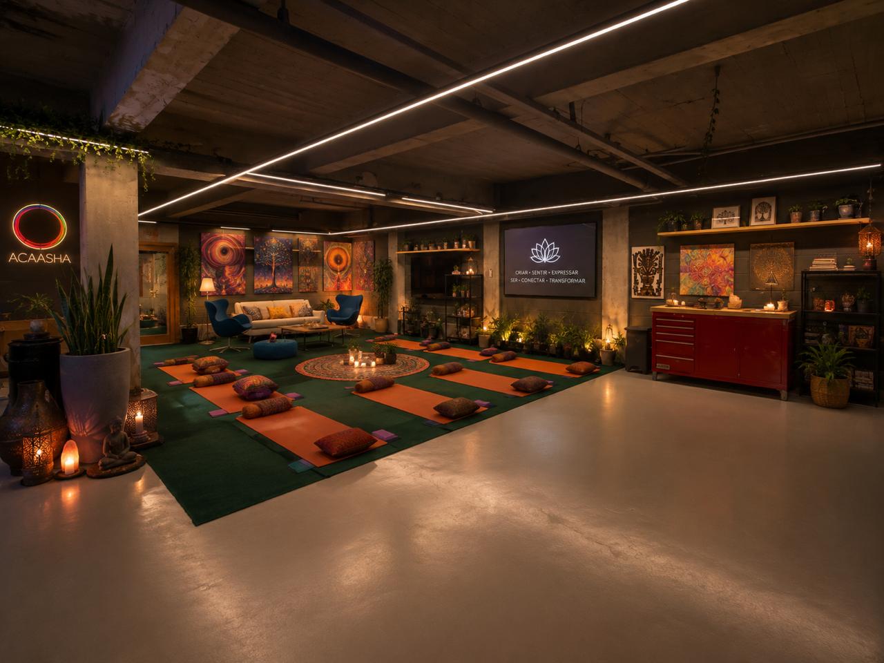 Interior da Acaasha House